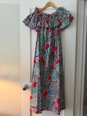 LA DoubleJ Crazy Daisy Breakfast Dress (Medium)